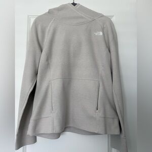 The North Face Women's Scoopneck Crew in Light Taupe